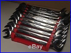 SNAP-ON TOOLS 10 PIECE METRIC 4-WAY ANGLE HEAD WRENCH SET VSM 10-19mm