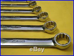 SNAP-ON TOOLS 10 PIECE METRIC EXTRA LONG WRENCH SET OEXLM710B 10-19MM