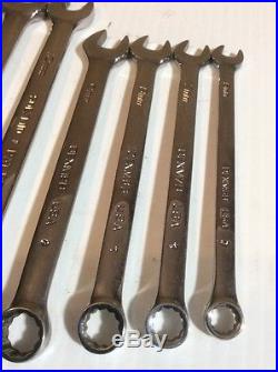 SNAP ON TOOLS 20 PIECE METRIC COMBINATION WRENCH SET 25mm To 6mm
