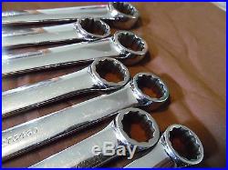 Snap On Tools Metric Combination Wrench Set 17 Pc 6-22 MM Oexm Open & Box End