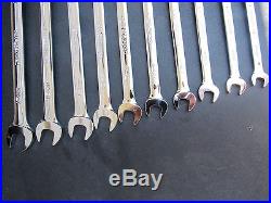 Snap On Tools Metric Wrench Set Oexm710b 10mm 19mm Oexm10b-oexm19b Like New