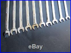 Snap On Tools Metric Wrench Set Oexm710b 10mm 19mm Oexm10b-oexm19b Like New
