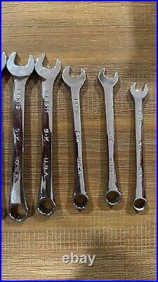 S-K Tools Vintage USA 883-Series 15-Piece Metric 12-Point Wrench Set SK