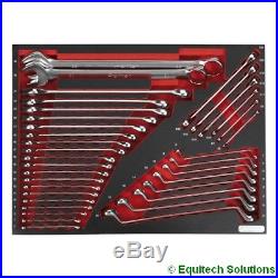Sealey TBTP03 Tool Chest Tray Spanner Wrench Torx Offset Combination 35 Pc Set