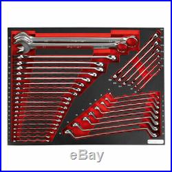 Sealey Tbtp03 35pc Spanner Set & Tool Tray W530 X D397 X H45mm