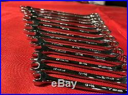 Sk Hand Tools 11 Pc Metric Combination Wrench Set 12 Pt Made In USA