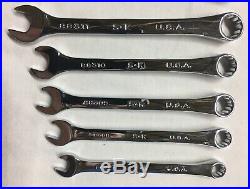 Sk Metric Combination Wrench Set 15 Pieces