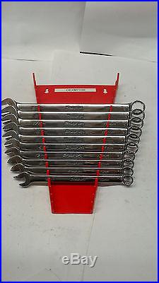 Snap On 10Pc. 12 Point Metric Combination Wrench Set #OEXM710B Used