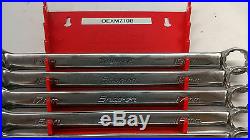 Snap On 10Pc. 12 Point Metric Combination Wrench Set #OEXM710B Used