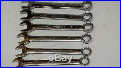 Snap On 10Pc. 12 Point Short Metric Combination Wrench Set #OEXSM710B Used