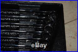 Snap On 10 Piece Flank Drive Plus Metric Combination Wrench Set SOEXM710