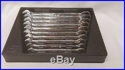 Snap On 10 Piece Metric 80 Tooth 0°Offset Ratcheting Wrench Set OXRM19
