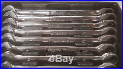 Snap On 10 Piece Metric 80 Tooth 0°Offset Ratcheting Wrench Set OXRM19