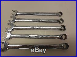 Snap On 10 Piece Metric Combination Wrench Set