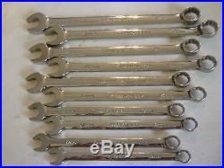 Snap On 10 Piece Metric Flank Drive Plus Wrench Set, 10 to 19 mm, Excellent Cond