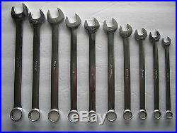 Snap On 10 pc Open Box Wrench Set 10mm-19mm
