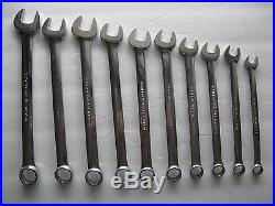 Snap On 10 pc Open Box Wrench Set 10mm-19mm