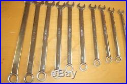 Snap On 10pc 12-Point Long Metric Combination Wrench Set (10 mm19 mm) OEXLM710B
