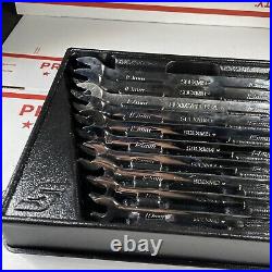 Snap On 10pc 12-Point Metric Flank Drive Combination Wrench Set 10-19mm SOEXM710