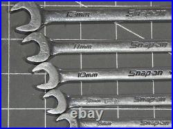 Snap On 12Pc Metric Flank Dr Plus Ratcheting Wrench Set 8MM 9MM 10MM 19MM SOEXRM