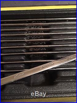 Snap On 12 Point Metric Combination Wrench Set 10-pc 10mm-19mm