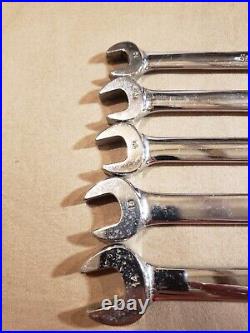 Snap On 5-pc 6-Point Metric Open-End/ Flare Nut Wrench Set 10mm-14mm