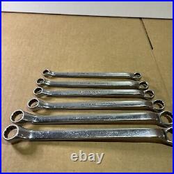 Snap On 6pc 12-Point Metric Offset Box Wrench Set 10-19mm XBM605