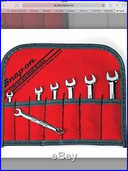 Snap-On 7 Pc 6-Point Midget Metric Combo Wrench Set OXIM707SBK NEW SHIPS FREE