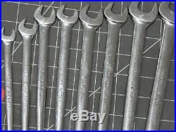 Snap On 8Pc Metric Combination Flex Head Socket End Wrench Set 10MM 19MM FHOM