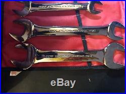 Snap-On Brand New 11pc Metric Low Torque Slimline Open End Wrench Set (6-36 mm)