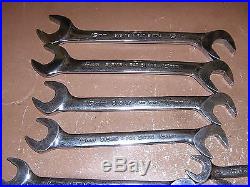 Snap On Flank Drive Plus Metric 4 Way Angle Wrench Set 10 Pieces 10MM thru 19MM