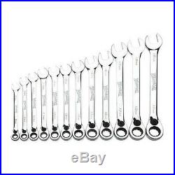 Snap-On Industrial Brands MWS-12RC Williams Ratchet Combo Wrench Set, 12