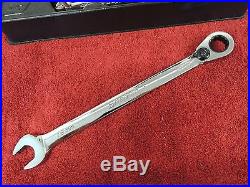 Snap On Metric 10 19 mm SOEXRM710 Reverse Ratchet Combination Wrench Set