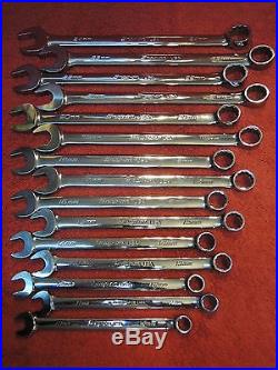 Snap On Metric 10- 24 mm Flank Drive Plus Combination Wrench Set