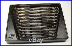 Snap-On Metric Combination Wrench Set 10-19MM 12 Point OEXM710B