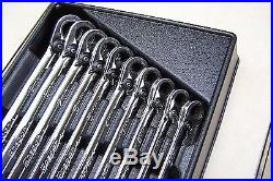 Snap On Metric Flank Drive Plus Ratcheting Wrench Set, Part # SOEXRM710