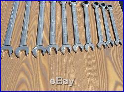 Snap On Metric Ratcheting Wrench Set Oexrm710 10mm 19mm Oexrm10 Oexrm19 USA