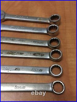 Snap On Metric Short Combination 10pc Wrench Set OEXM 10-19mm