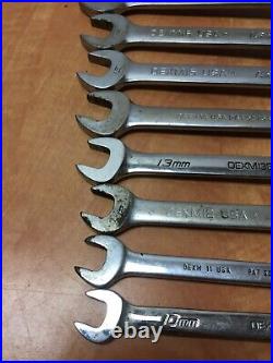 Snap On Metric Short Combination 10pc Wrench Set OEXM 10-19mm