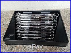 Snap-On OEXM100B-OEXM190B 10 Piece 10-19mm Metric Wrench Set Mint With Tray