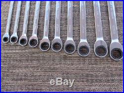 Snap On Oxrm710 Metric Ratcheting Wrench Set 10mm 19mm Oxrm10 Oxrm19