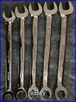 Snap On Rxsm605b Open End Metric Flare Nut Wrench Set 10mm 11mm 12mm 13mm 14mm