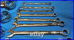 Snap On SOEXFSET1BG 38pc 12-Pt Metric/SAE Combination Wrench Master Set in FOAM