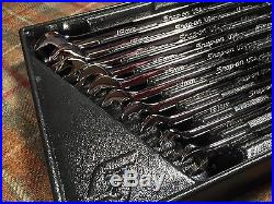 Snap On SOEXLM710B 10 Pc Long Combination Metric Wrench Set New