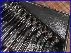 Snap On SOEXLM710B 10 Pc Long Combination Metric Wrench Set New