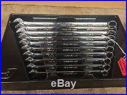 Snap On SOEXLM710B 10 pc 12 pt Metric Combination Wrench Set (10-19 mm) MINT