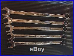 Snap On SOEXLM710B 12 pt Flank Drive Plus Long Metric Combination Wrench Set