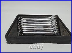 Snap On SOEXLM710B 9-Piece Metric Flank Drive Wrench Set 11-19 mm (Missing 10mm)