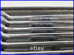 Snap On SOEXLM710B 9-Piece Metric Flank Drive Wrench Set 11-19 mm (Missing 10mm)