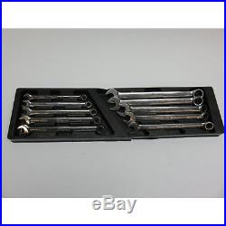 Snap-On Set of 10 Metric Combination Wrenches